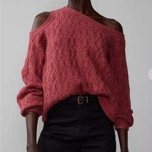 New York & Co 
Cold shoulder sweater 
New with Tags